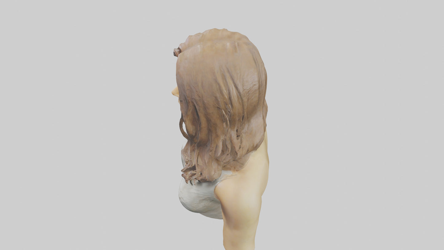 Jennifer Aniston statue model VR / AR / low-poly