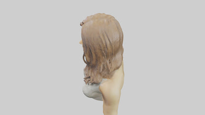 Jennifer Aniston statue model VR / AR / low-poly