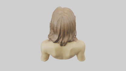 Jennifer Aniston statue model VR / AR / low-poly