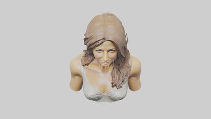 Jennifer Aniston statue model VR / AR / low-poly