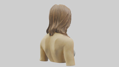 Jennifer Aniston statue model VR / AR / low-poly