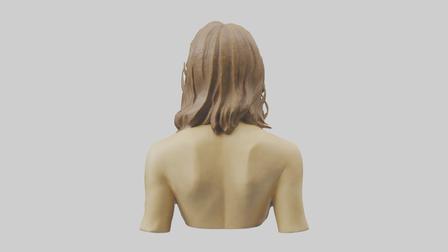 Jennifer Aniston statue model VR / AR / low-poly