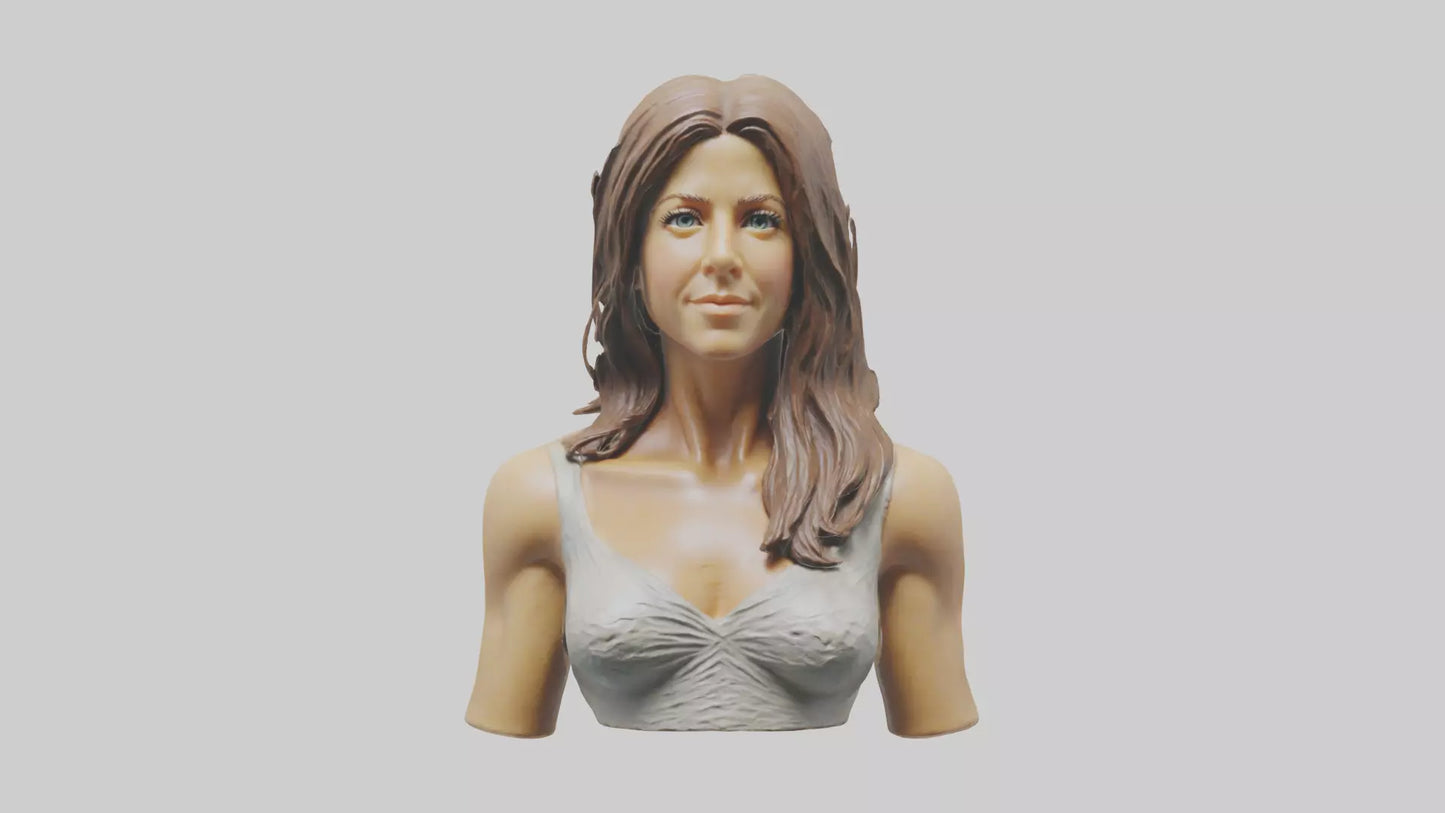 Jennifer Aniston statue model VR / AR / low-poly