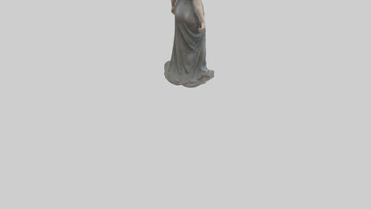 Jennifer Lawrence statue model VR / AR / low-poly