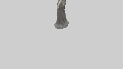 Jennifer Lawrence statue model VR / AR / low-poly