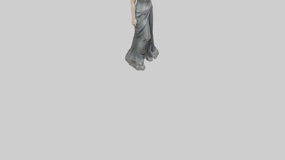 Jennifer Lawrence statue model VR / AR / low-poly