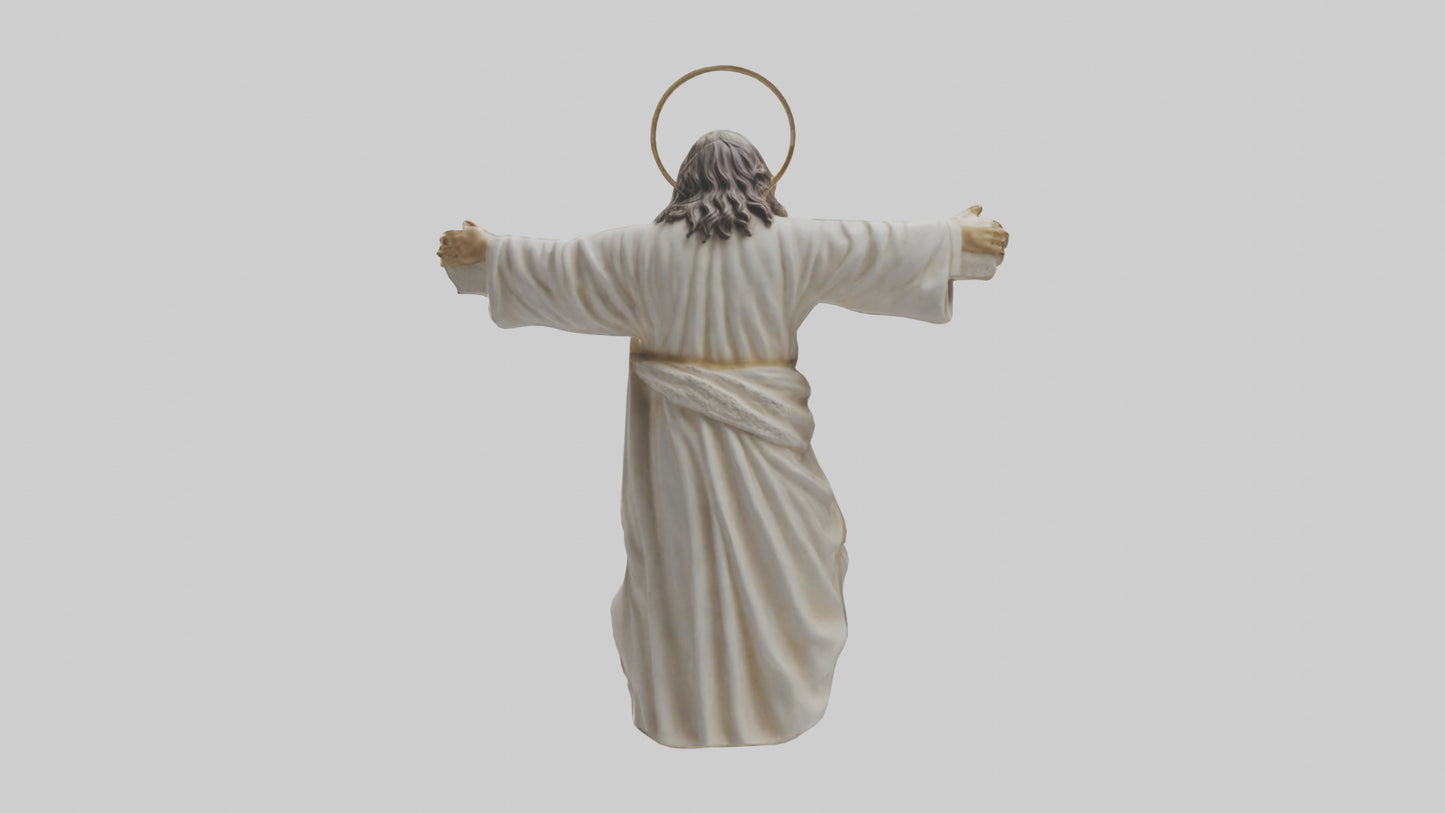 Jesus Christ statue model VR / AR / low-poly