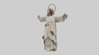 Jesus Christ statue model VR / AR / low-poly