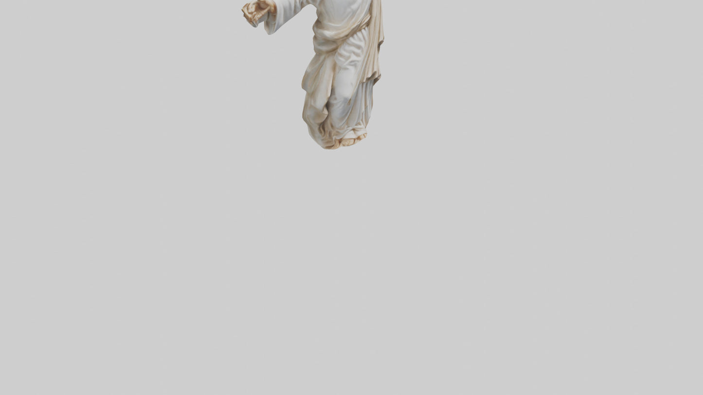 Jesus Christ statue model VR / AR / low-poly
