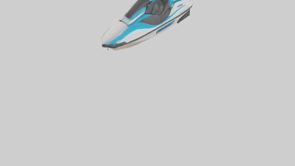 3D model Jet Ski model VR / AR / low-poly