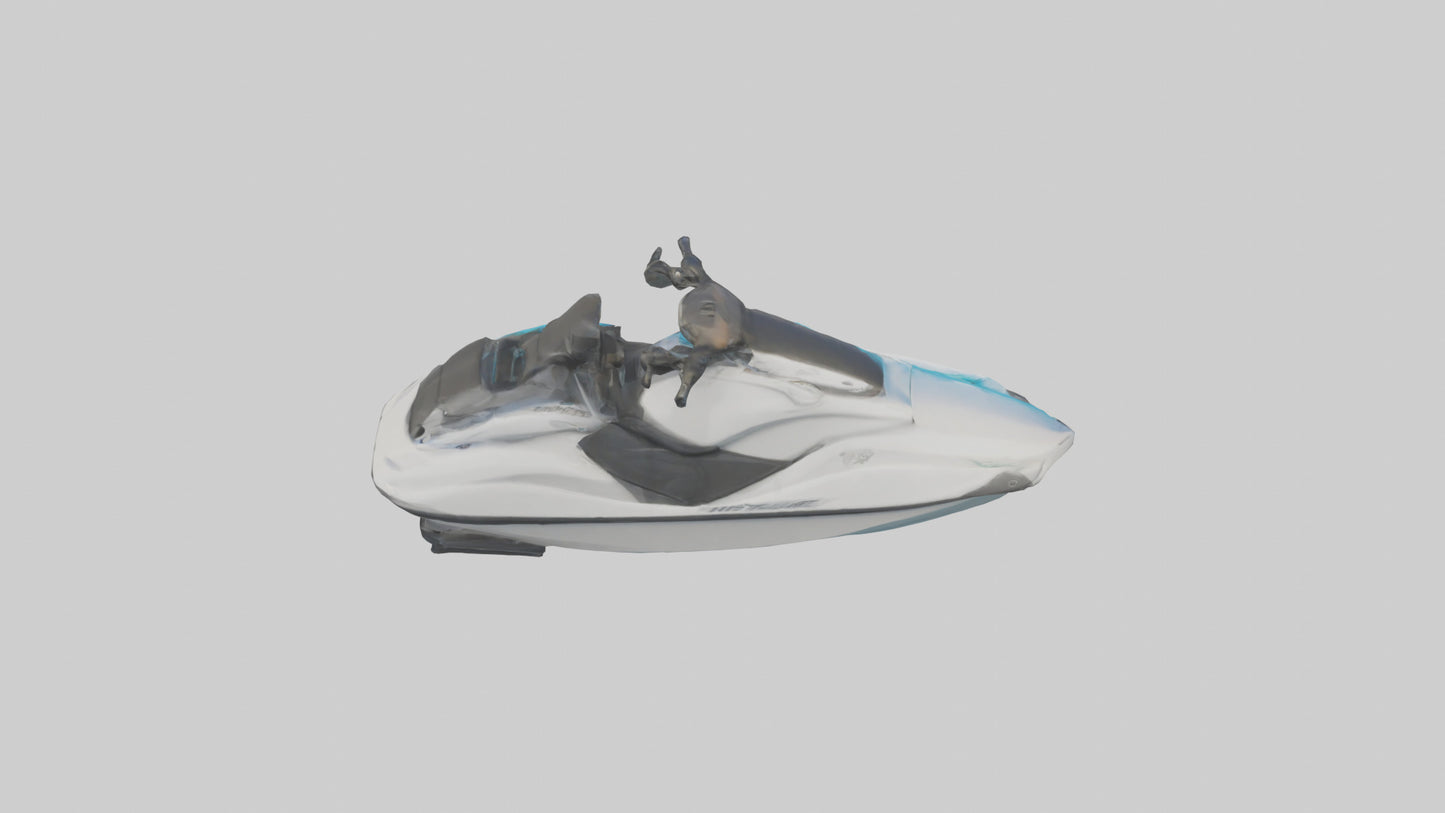 3D model Jet Ski model VR / AR / low-poly