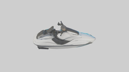 3D model Jet Ski model VR / AR / low-poly