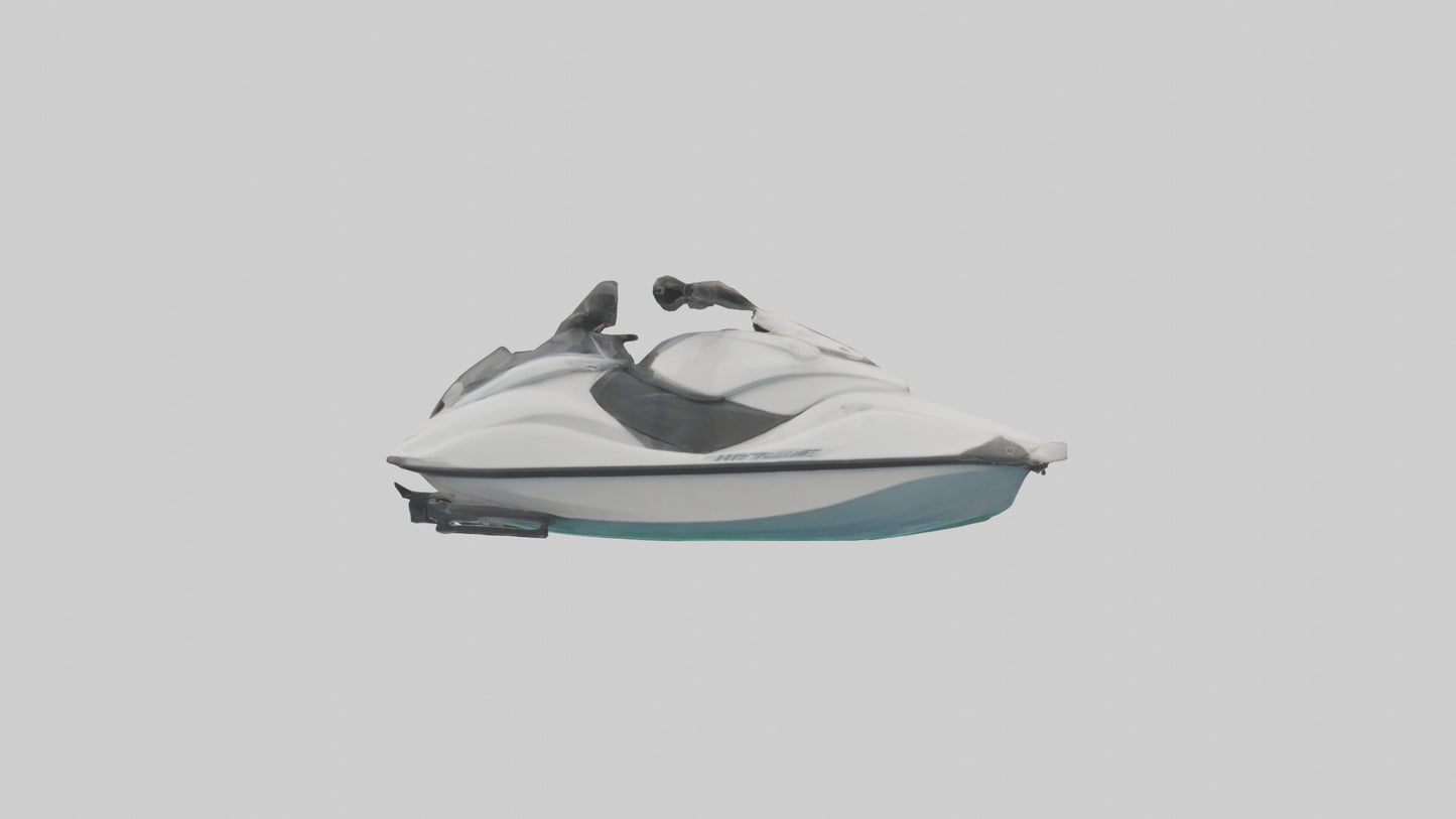 3D model Jet Ski model VR / AR / low-poly
