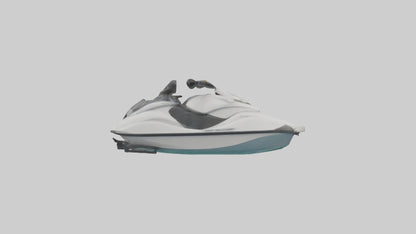 3D model Jet Ski model VR / AR / low-poly