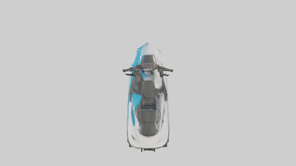 3D model Jet Ski model VR / AR / low-poly