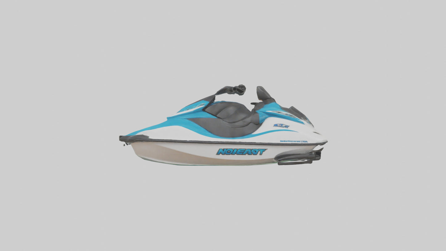 3D model Jet Ski model VR / AR / low-poly