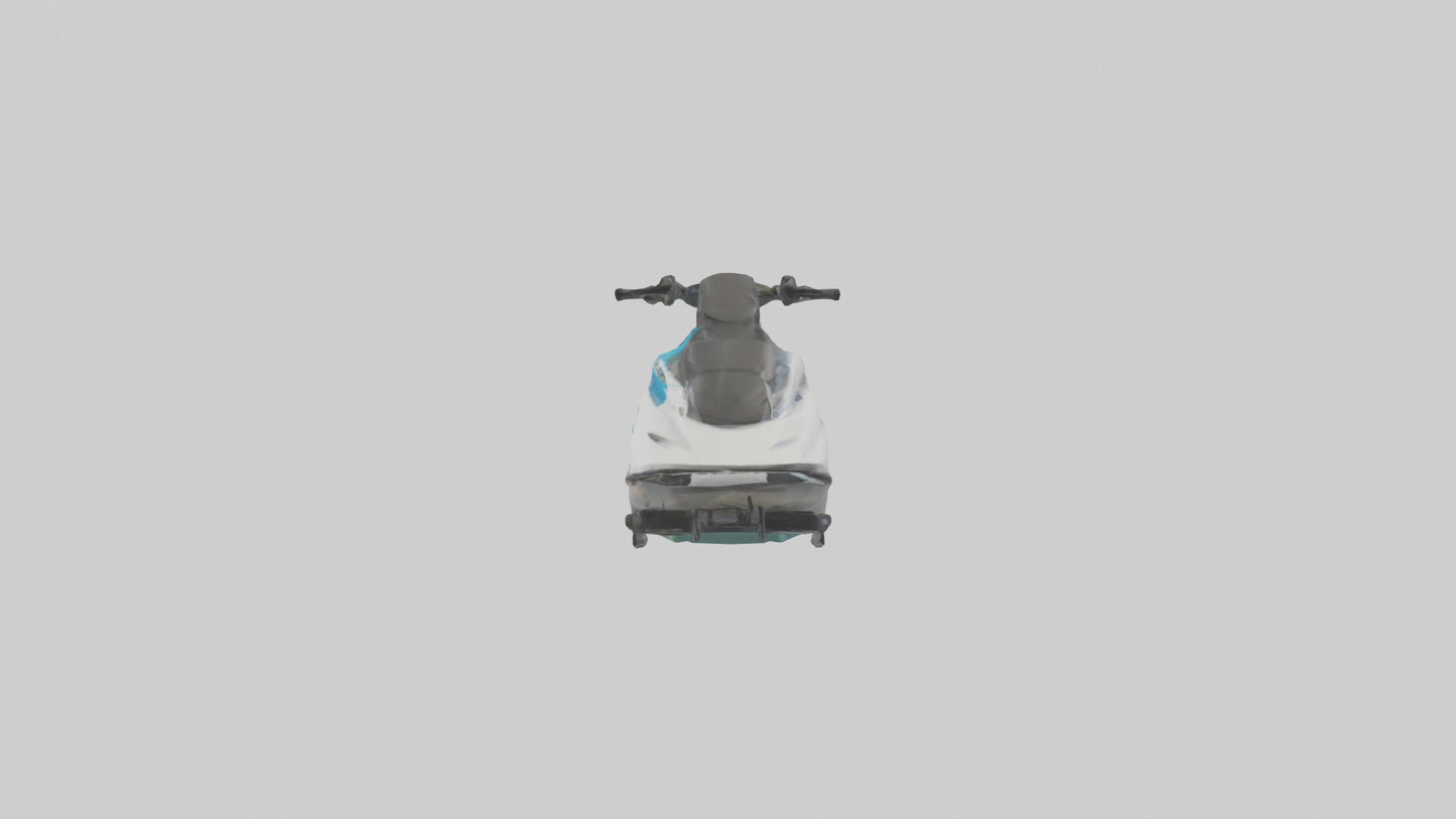 3D model Jet Ski model VR / AR / low-poly