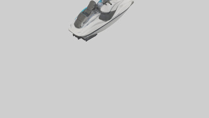 3D model Jet Ski model VR / AR / low-poly