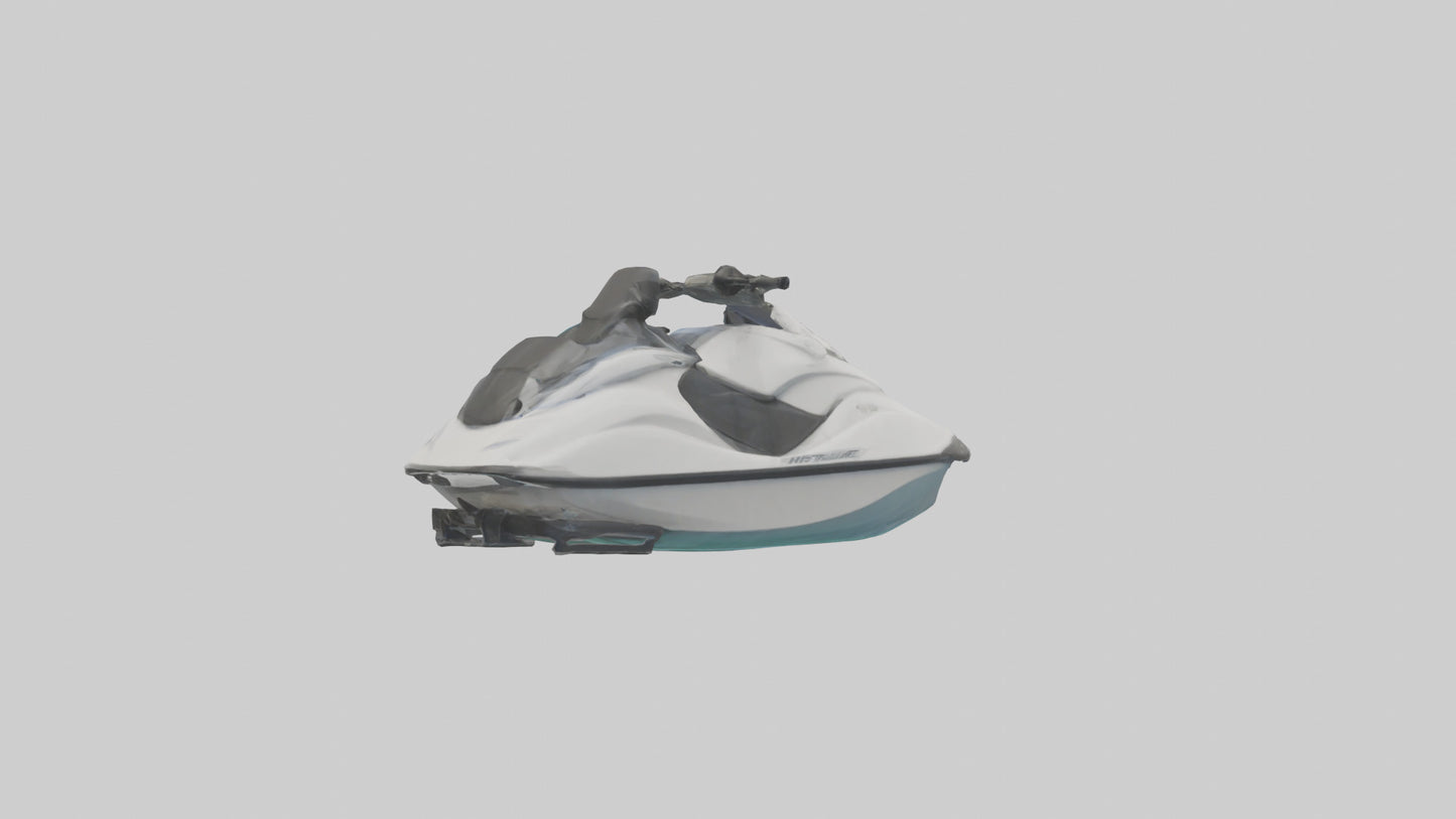 3D model Jet Ski model VR / AR / low-poly