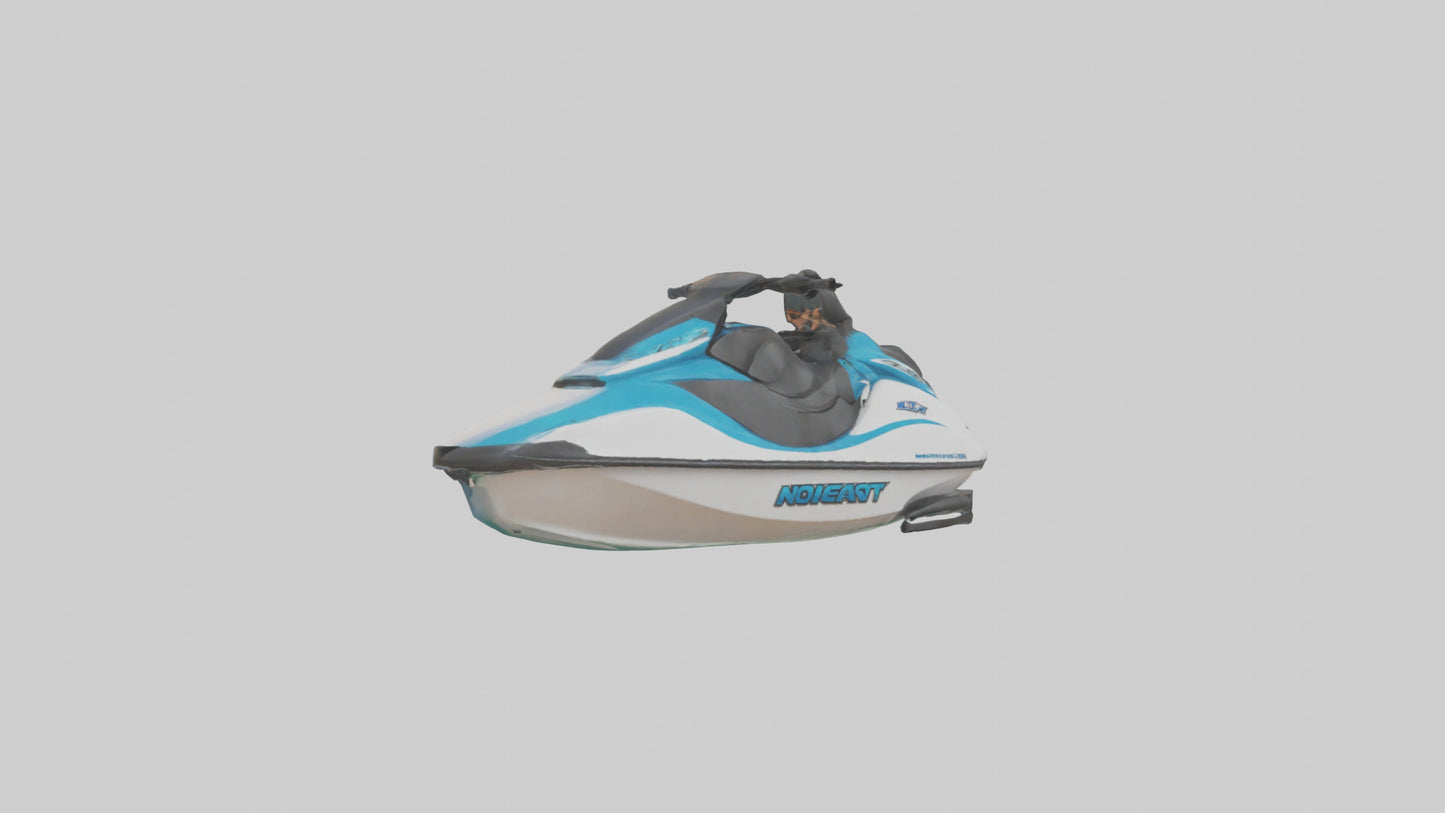 3D model Jet Ski model VR / AR / low-poly