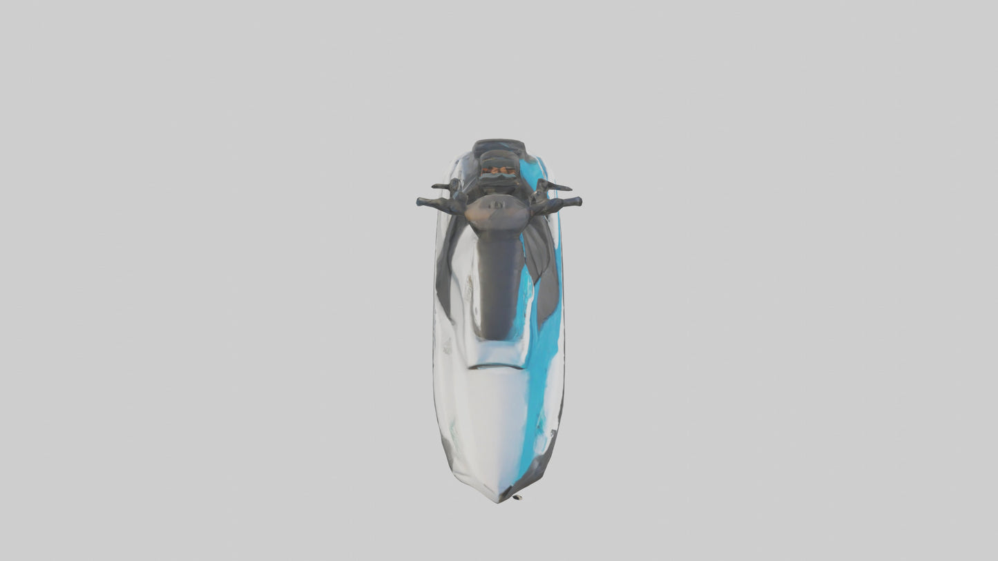 3D model Jet Ski model VR / AR / low-poly