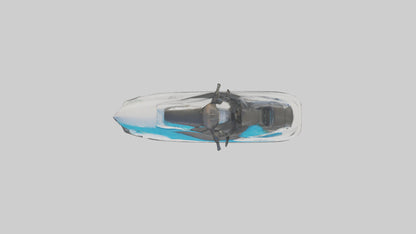 3D model Jet Ski model VR / AR / low-poly