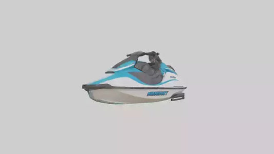 3D model Jet Ski model VR / AR / low-poly