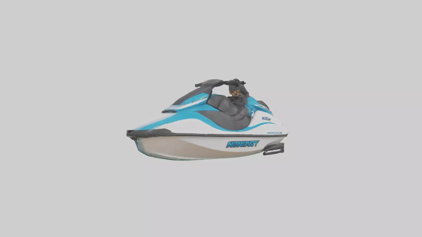 3D model Jet Ski model VR / AR / low-poly