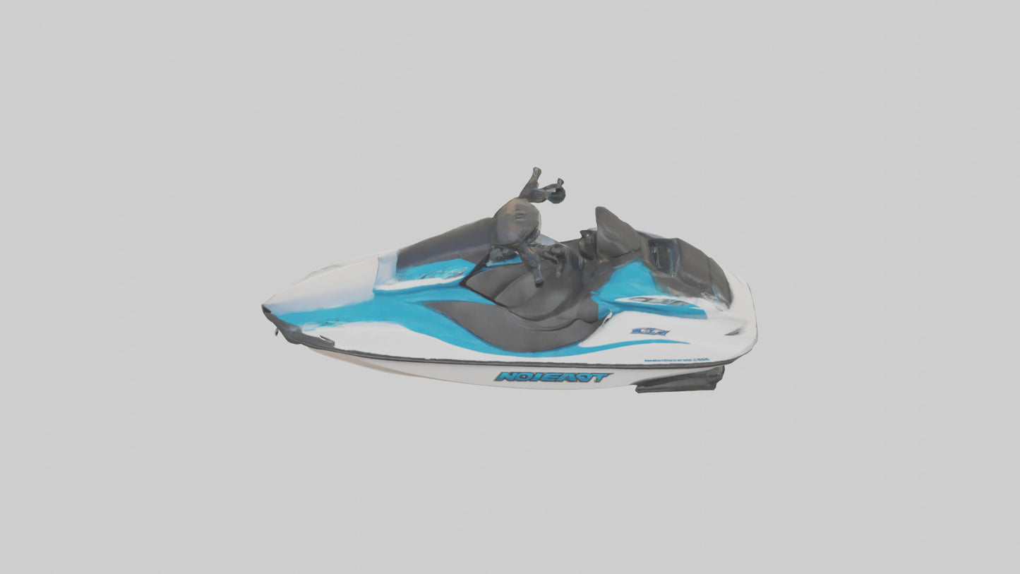 3D model Jet Ski model VR / AR / low-poly