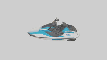 3D model Jet Ski model VR / AR / low-poly