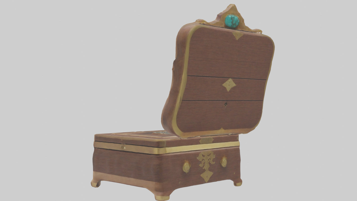 3D model Jewelry box model VR / AR / low-poly