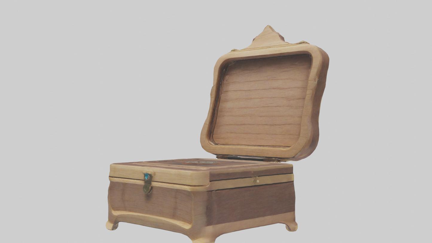 3D model Jewelry box model VR / AR / low-poly