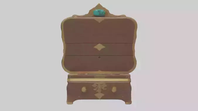 3D model Jewelry box model VR / AR / low-poly