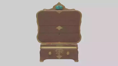 3D model Jewelry box model VR / AR / low-poly
