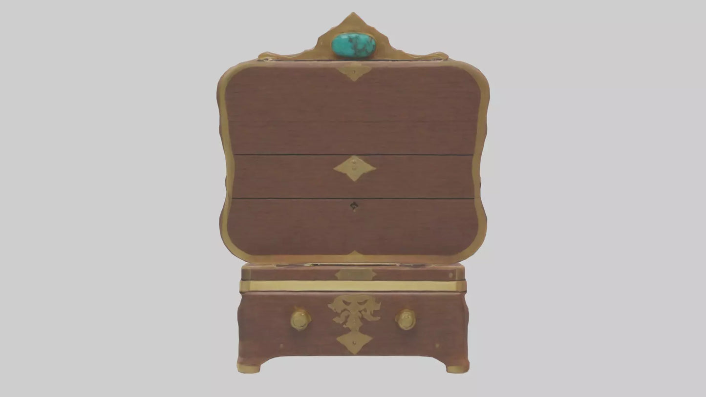 3D model Jewelry box model VR / AR / low-poly