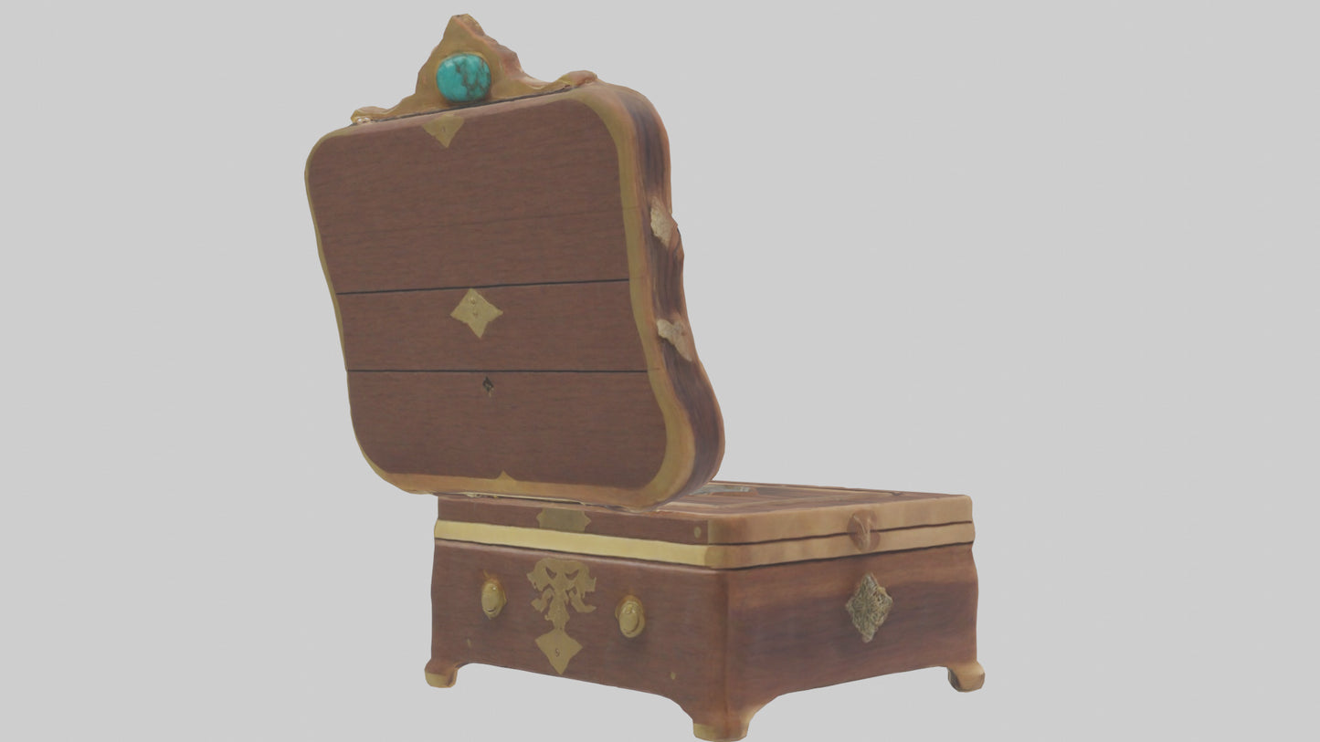 3D model Jewelry box model VR / AR / low-poly