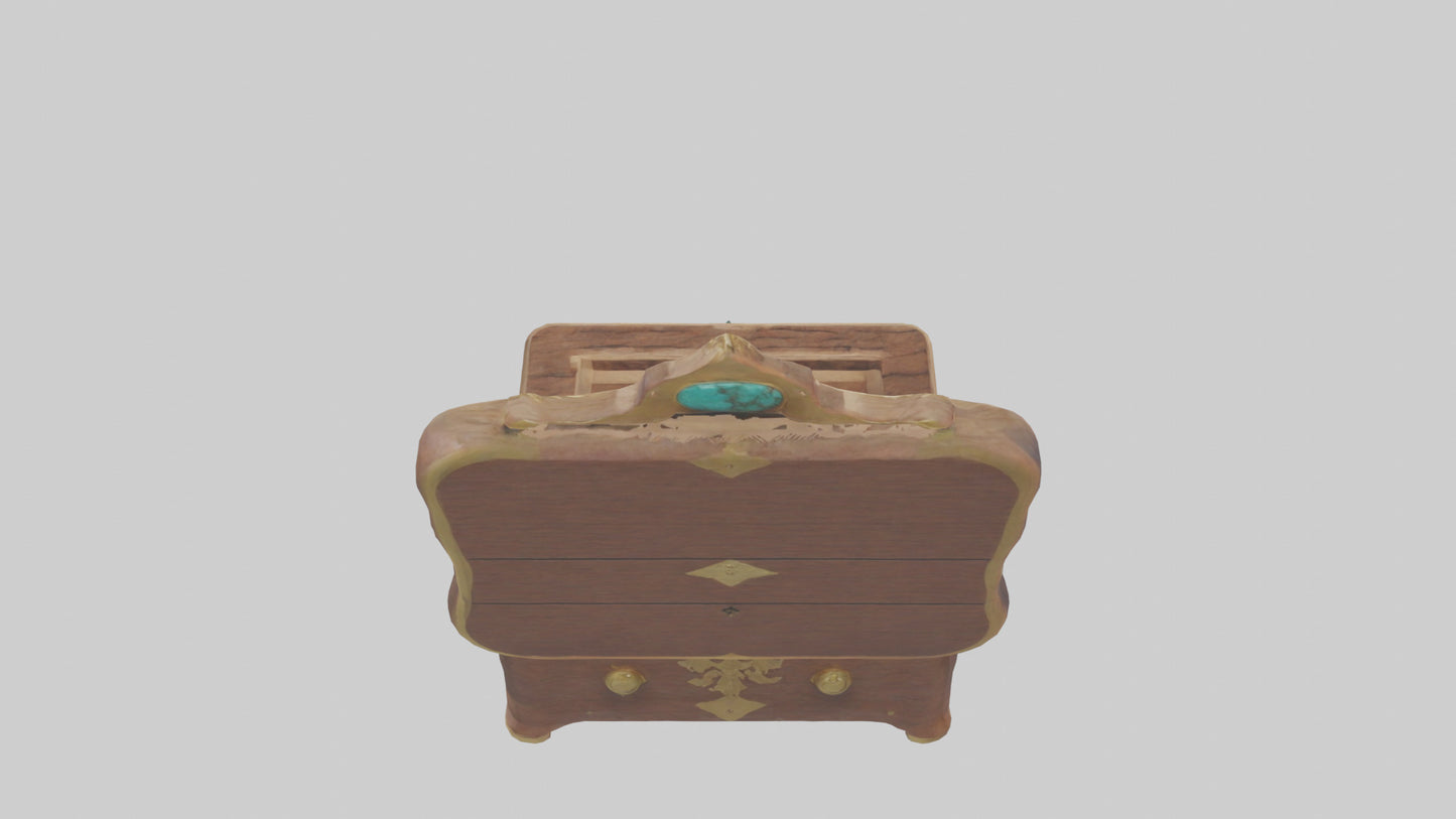 3D model Jewelry box model VR / AR / low-poly