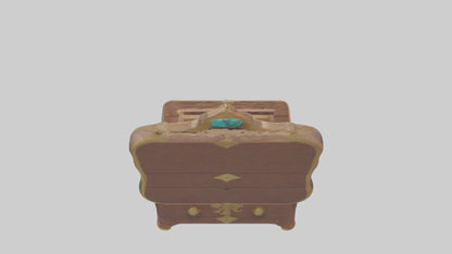 3D model Jewelry box model VR / AR / low-poly