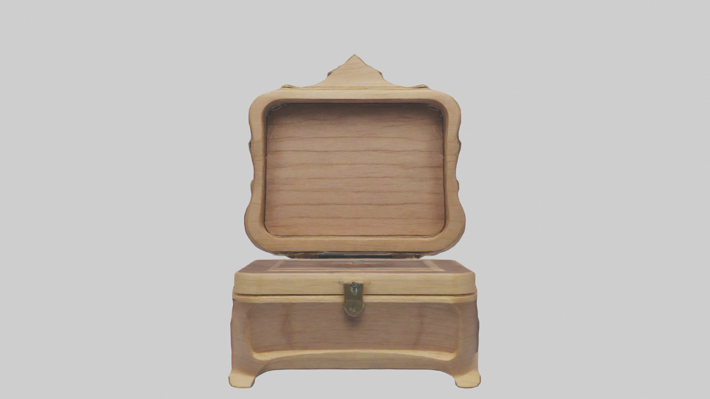 3D model Jewelry box model VR / AR / low-poly