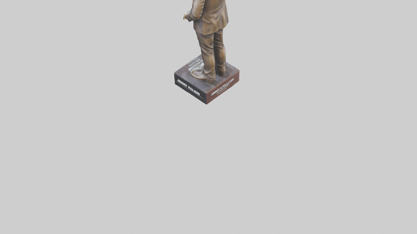 Jimmy Fallon statue model VR / AR / low-poly