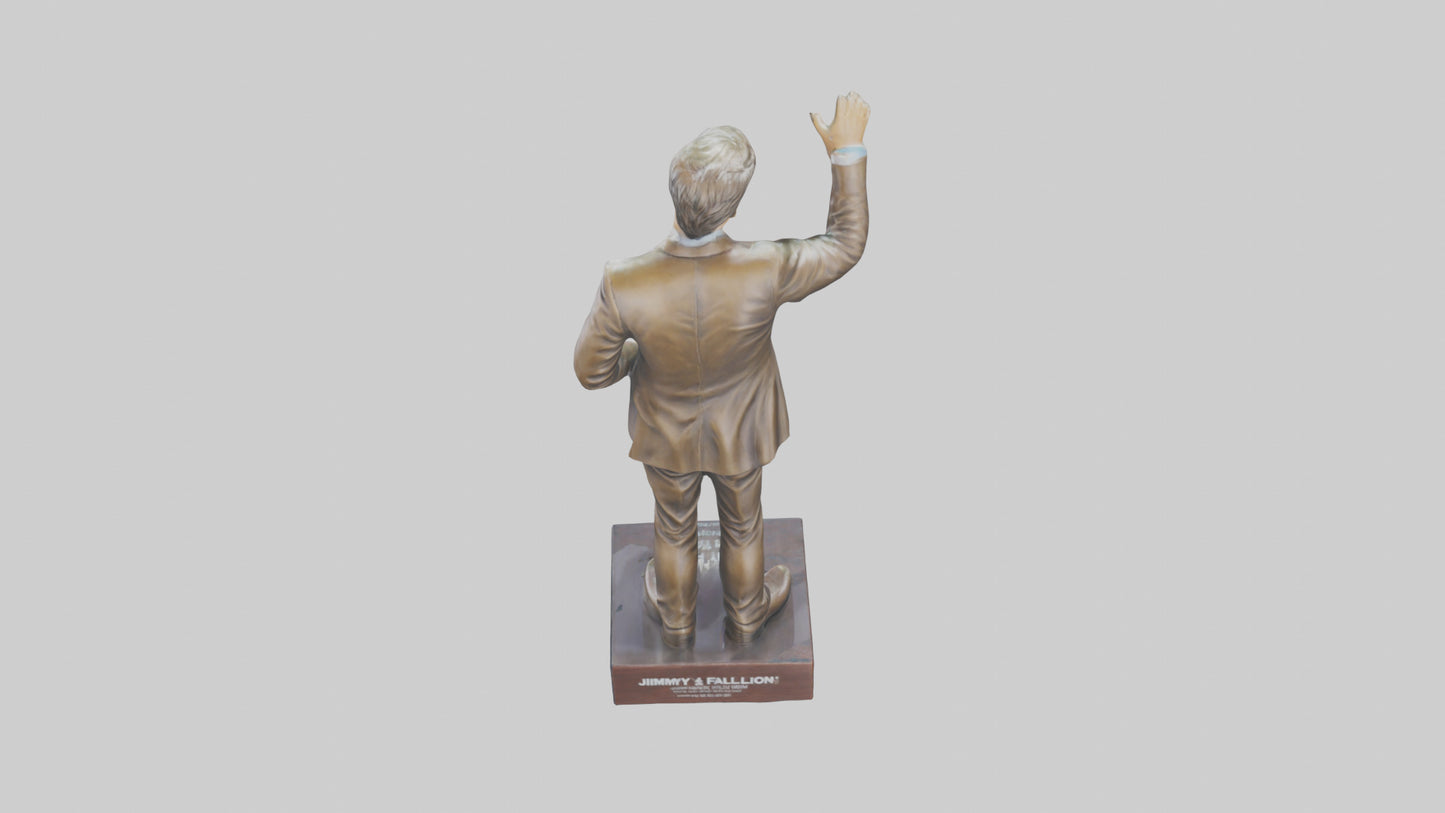 Jimmy Fallon statue model VR / AR / low-poly