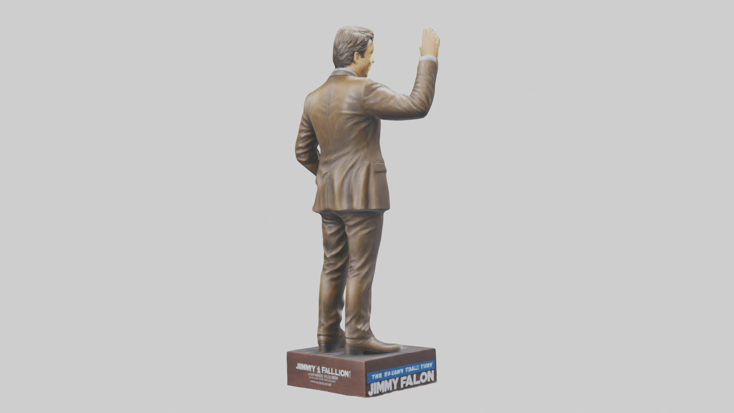 Jimmy Fallon statue model VR / AR / low-poly