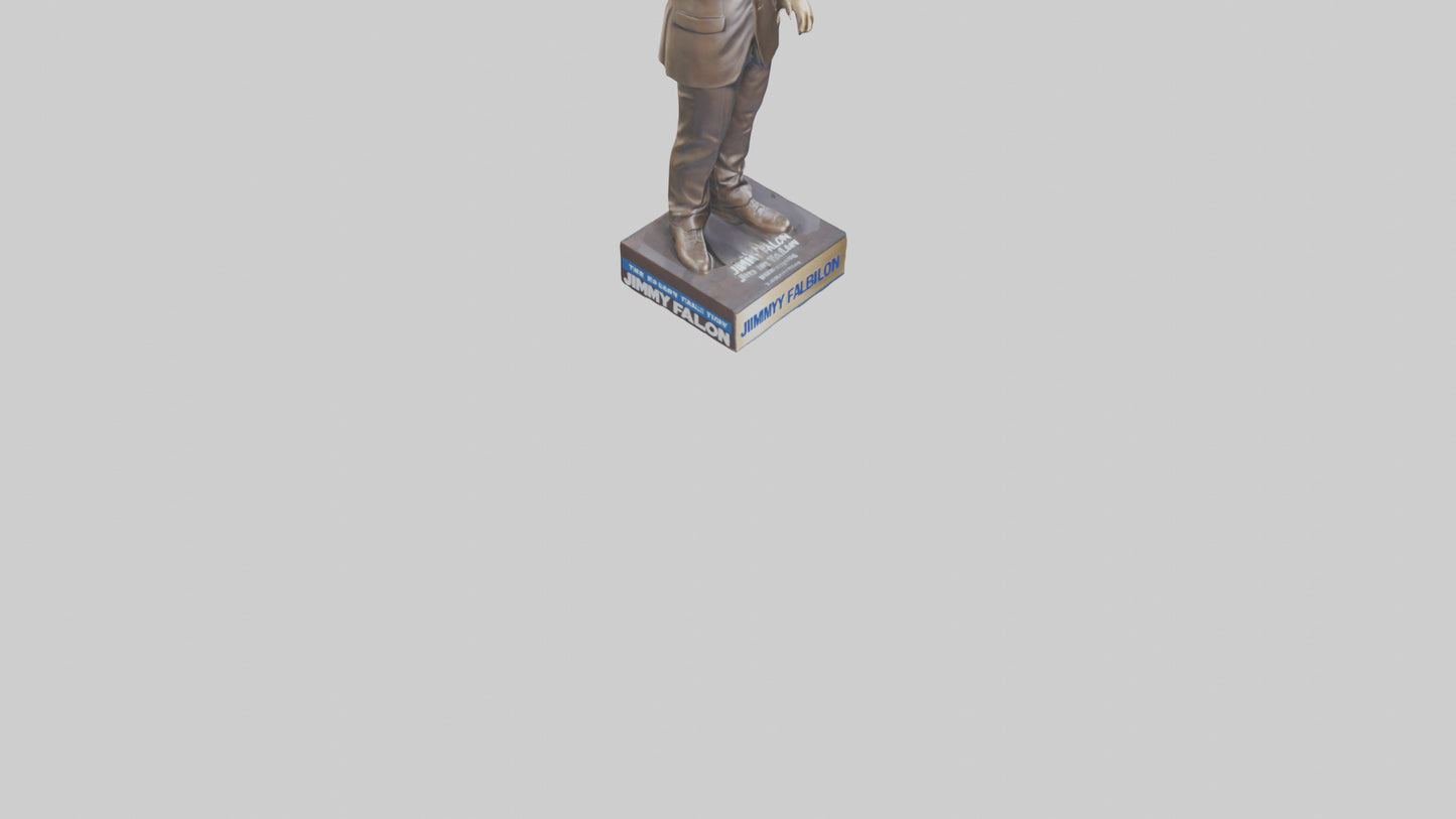 Jimmy Fallon statue model VR / AR / low-poly