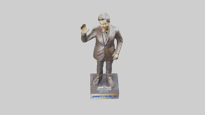 Jimmy Fallon statue model VR / AR / low-poly