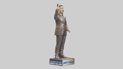Jimmy Fallon statue model VR / AR / low-poly