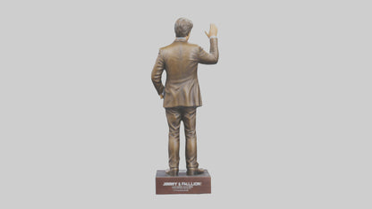 Jimmy Fallon statue model VR / AR / low-poly