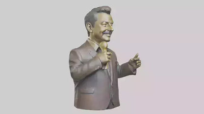 Jimmy Kimmel statue model VR / AR / low-poly