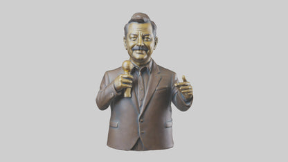 Jimmy Kimmel statue model VR / AR / low-poly
