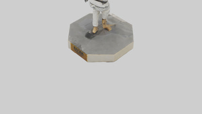 JiuJitsu Fighter statue model VR / AR / low-poly