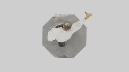 JiuJitsu Fighter statue model VR / AR / low-poly